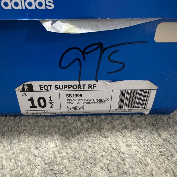 Adidas EQT ADV 91-17 Support Refined Camo Drop White Sneakers BB1995 New 10.5 - Picture 6 of 6